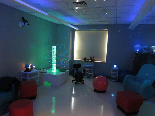 Sensory room at Greystone Park Psychiatric Hospital